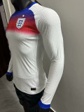 25/26 England Home Long Sleeve  Player Version Soccer Jersey带星