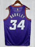 22/23 SUNS BUCKLEY #34 Blue Top Quality Hot Pressing Retro NBA Jersey