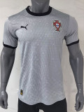 25-26 Portugal Grey GoalkeeperFans Soccer Jersey