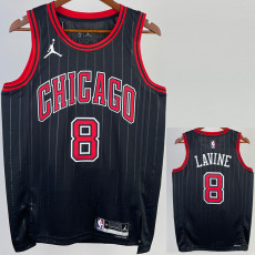 22/23 BULLS LAVINE #8 Black Top Quality Hot Pressing NBA Jersey (Trapeze Edition) 飞人版
