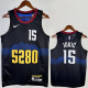 23/24 Nuggets JOKIC #15 Black City Edition Top Quality Hot Pressing NBA Jersey