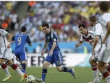 2014 Argentina Away Retro Soccer Jersey