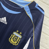 2006 Argentina Away Long Sleeve Retro Soccer Jersey (长袖)