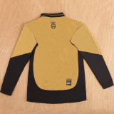 2001/2002 Man Utd 100th Centenary Gold White Two-Sided  Long Sleeve Retro Soccer Jersey