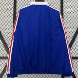 1998 French Retro Blue&White Sided Windbreaker (双面风衣)