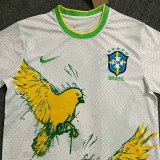 22-23 Brazil White Bird Special Edition Fans Soccer Jersey