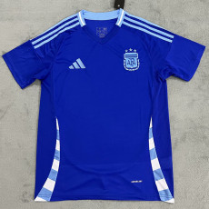 24/25 Argentina Away  Fans Soccer Jersey（V领）