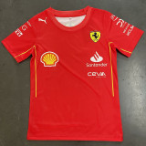 2024 F1 Red women  Racing Suit(圆领)