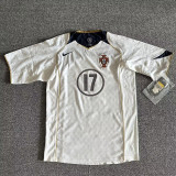 2004 Portugal Away Retro Soccer Jersey