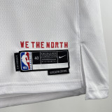 22/23 Raptors Home BARRETTF # 9 White Top Quality Hot Pressing NBA Jersey