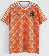 1988  Netherlands Home European Cup Retro Soccer Jersey(88荷兰主场正确颜色）