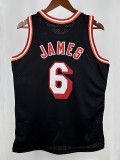 13/14  HEAT  JAMES # 6 Top Quality Hot Pressing Retro NBA Jersey