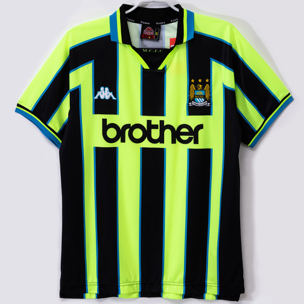 1998/1999 Man City Away Retro Soccer Jersey