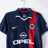 2001/2002 PSG Paris Home Retro Soccer Jersey
