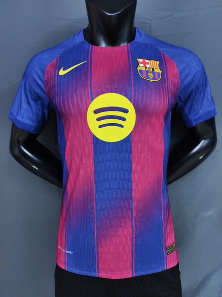 25/26 BAR Home  Player Version Soccer Jersey
