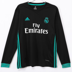 2017/2018 RMA Away Long Sleeve Retro Soccer Jersey (长袖)