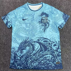 25 /26 BAR Special Edition Light Green Dragon   Fans Soccer Jersey