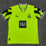 25/26 Dortmund  Fluorescent Green Fans Soccer Jersey