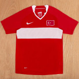 2008 Turkey Home  Retro  Soccer Jersey