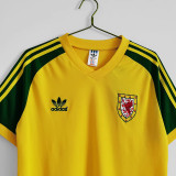 1982 Wales Away Retro Soccer Jersey