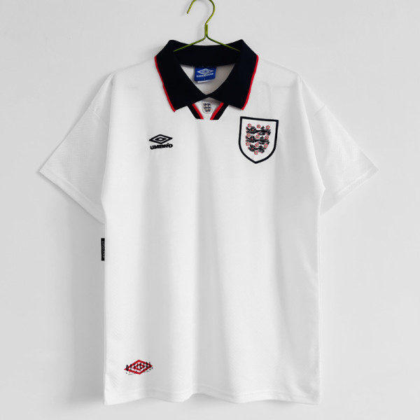 1994-1995 England Home Retro Soccer Jersey