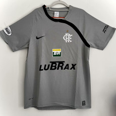 2008 Flamengo Grey Goalkeeper Retro Soccer Jersey