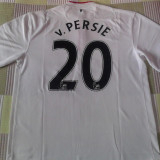 2013/2014 Man Utd Away White Retro Soccer Jersey