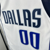 Dallas Mavericks CHRISTIE #00 White Top Quality Hot Pressing NBA Jersey