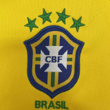 2002 Brazil Home Retro Long Sleeve Soccer Jersey
