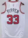22/23 BULLS PIPPEN #33 White Top Quality Hot Pressing NBA Jersey