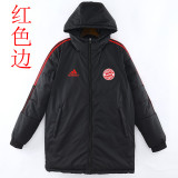22/23 Bayern Black Hooded Cotton Coat Red Edge (红色边) 棉衣