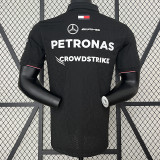2024 F1 Mercedes Black Polo Racing Suit(有领)