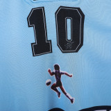 2001MARADONA 10# Argentina Home Retro Soccer Jersey
