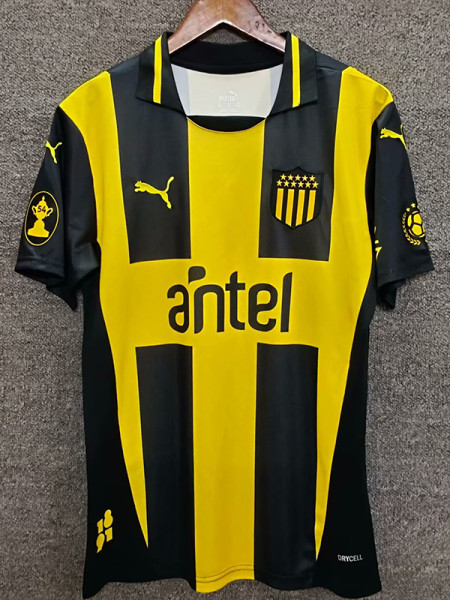 25/26 Atletico Penarol Home Fans Soccer Jersey (佩纳罗尔)