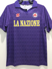 1989/1990 Fiorentina Home Retro Soccer Jersey