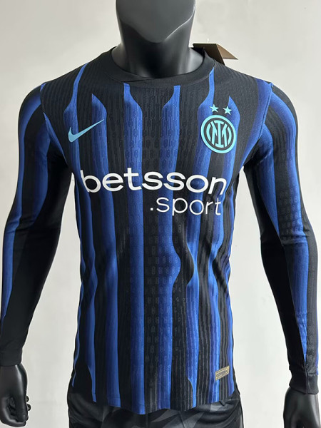 25/26  INT Home Long Sleeve Player Version Soccer Jersey