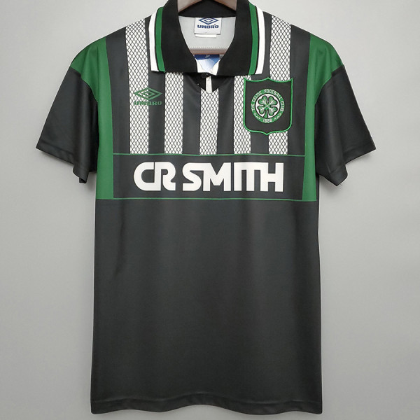 1994/1996 Celtic Away Black Retro Soccer Jersey