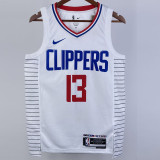 22/23 Clippers GEORGE #13 White Top Quality Hot Pressing NBA Jersey