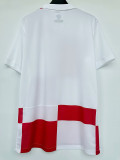 24-25 Croatia Home  Fans Soccer Jersey