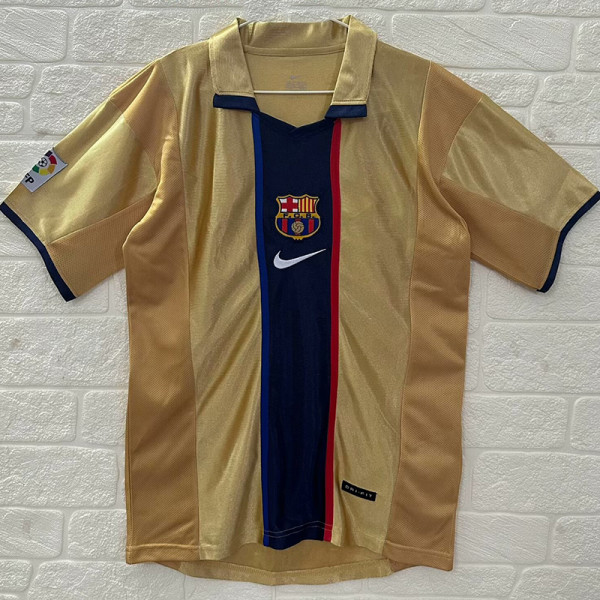2002/2003 BAR Away Golden Retro Soccer Jersey