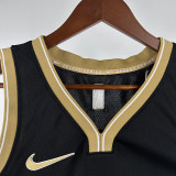 23/24 WARRIORS STEPHEN CRRY #30 Black Honor Edition Top Quality Hot Pressing NBA Jersey (V领、荣耀版黑）