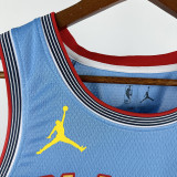 24/25 ALL-STAR LILLARD # 0 Light  Blue Top Quality Hot Pressing NBA Jersey