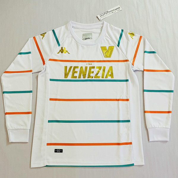 22/23 Venezia FC Away  Long sleeve Fans Soccer Jersey