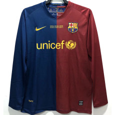 2008/2009 BAR Home Retro Long Sleeve Soccer Jersey (长袖)(UCL版有决赛字)