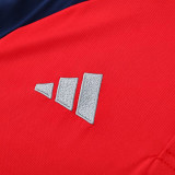 25/26  Man Utd Red Polo Collar Pants Set