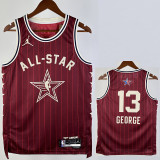 23/24 ALL-STAR GEORGE #13 Red Top Quality Hot Pressing NBA Jersey