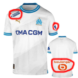 23/24 Marseille Home 1:1 Fans Soccer Jersey (Print all Sponsor)