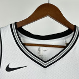 Sa Spurs FOX #4 White Top Quality Hot Pressing NBA Jersey