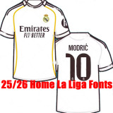25/26 RMA Gold Lion's Head Special Edition White  Fans Soccer Jersey