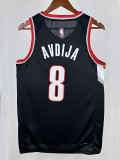 22/23 Trail Blazers AFIDIA #8 Black City Edition Top Quality Hot Pressing NBA Jersey